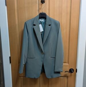Ming Wang Sage Green Blazer Size 14